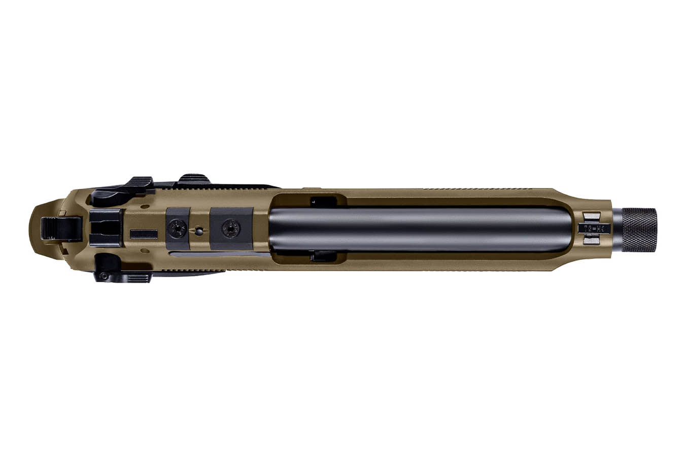 BERETTA M9A4 Overlanding 9mm Optic Ready Pistol with Nomad Bronze Cerakote Finish and Threaded Barrel