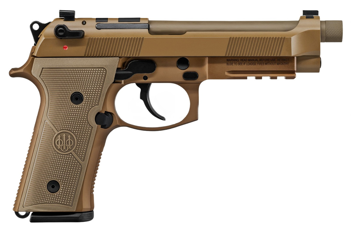 BERETTA M9A4 9mm Full-Size Pistol with 18-Round Magazine FDE Finish