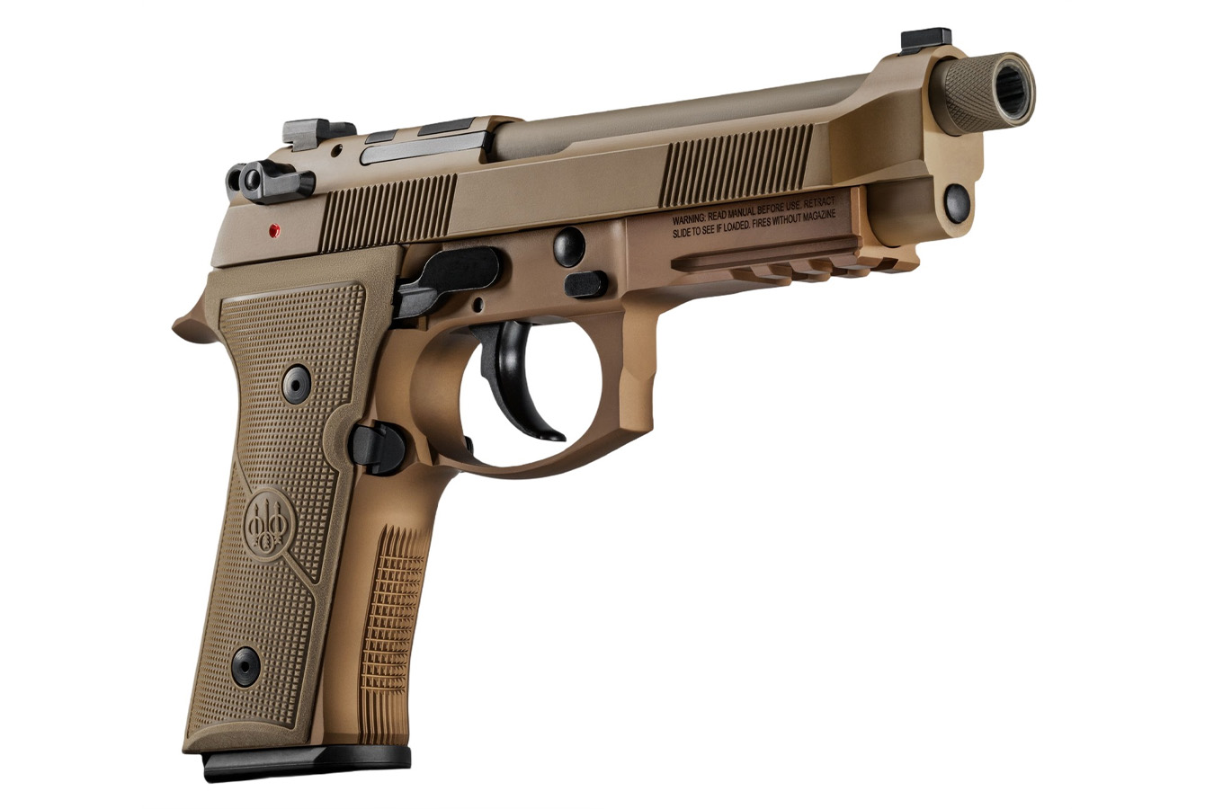 BERETTA M9A4 9mm Full-Size Pistol with 18-Round Magazine FDE Finish