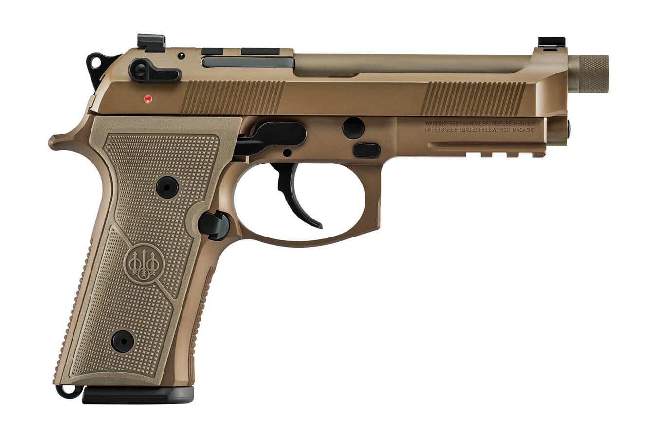 BERETTA M9A4 Centurion 9mm Optic Ready DA/SA Pistol with FDE Cerakote Finish