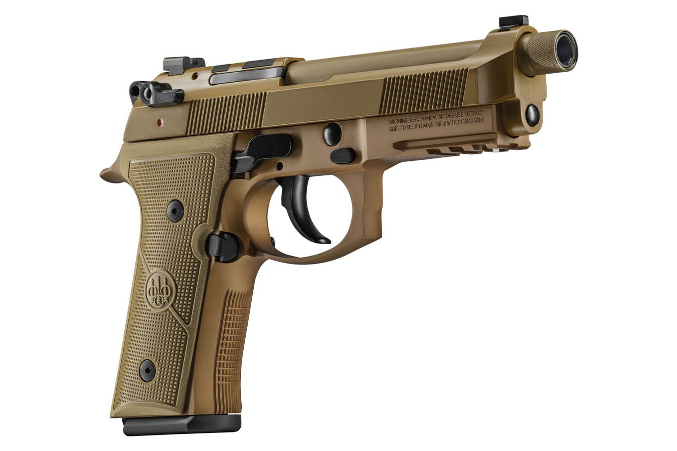 BERETTA M9A4 Centurion 9mm Optic Ready DA/SA Pistol with FDE Cerakote Finish