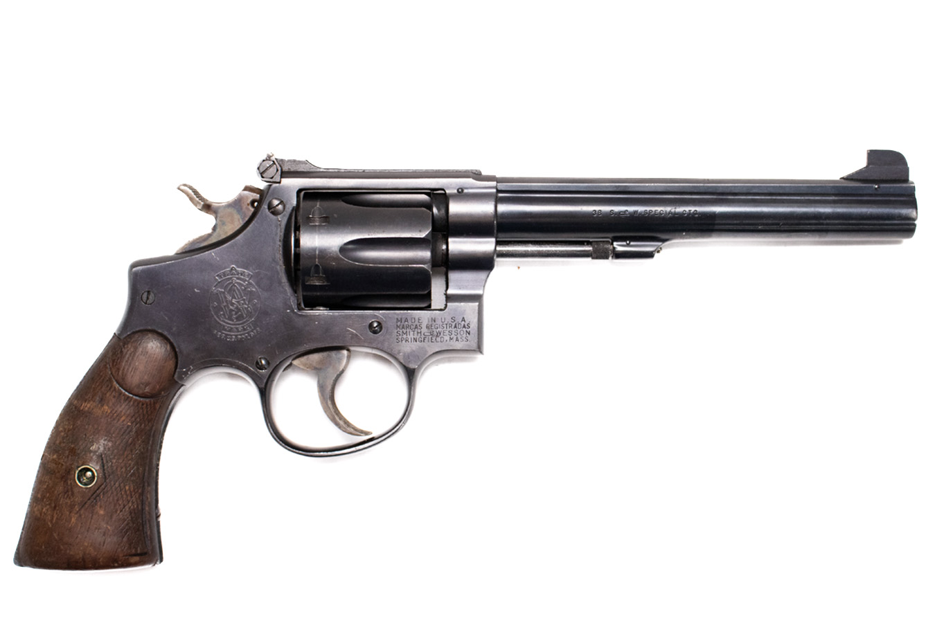 SMITH AND WESSON Pre Model 10 MP 38 Special Police Trade-in Revolver