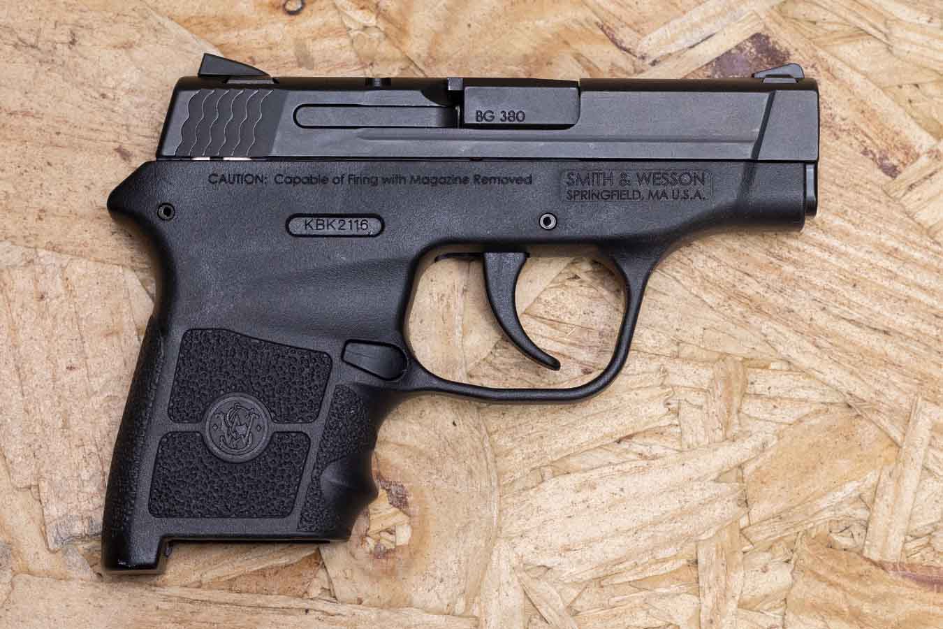 SMITH AND WESSON M&P Bodyguard 380 380ACP Police Trade-In Pistol (Magazine Not Included)