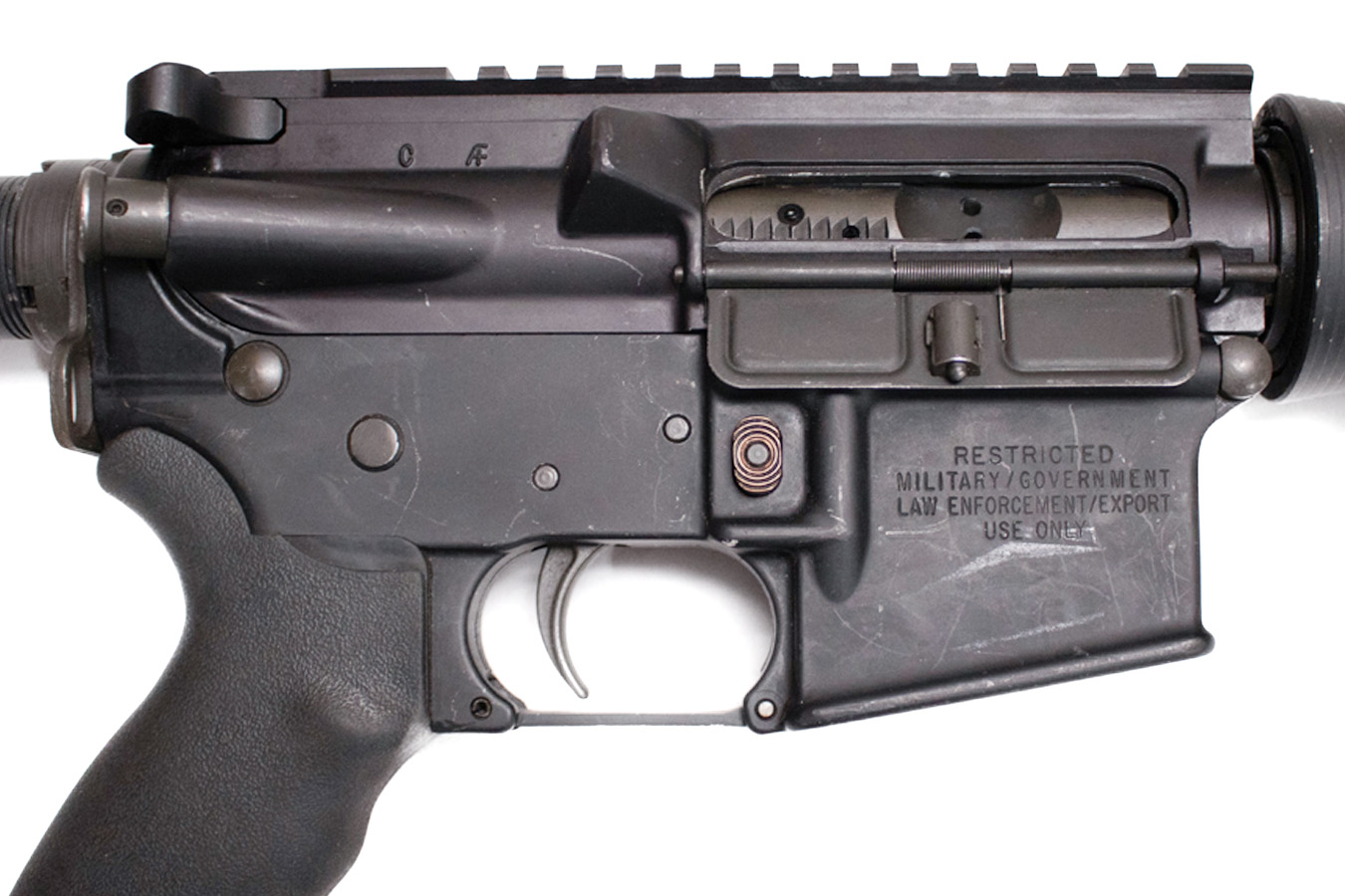 COLT AR-15A3 5.56mm Police Trade with Military/Government Restricted Rollmark and Quad Rail (No Magazine) 