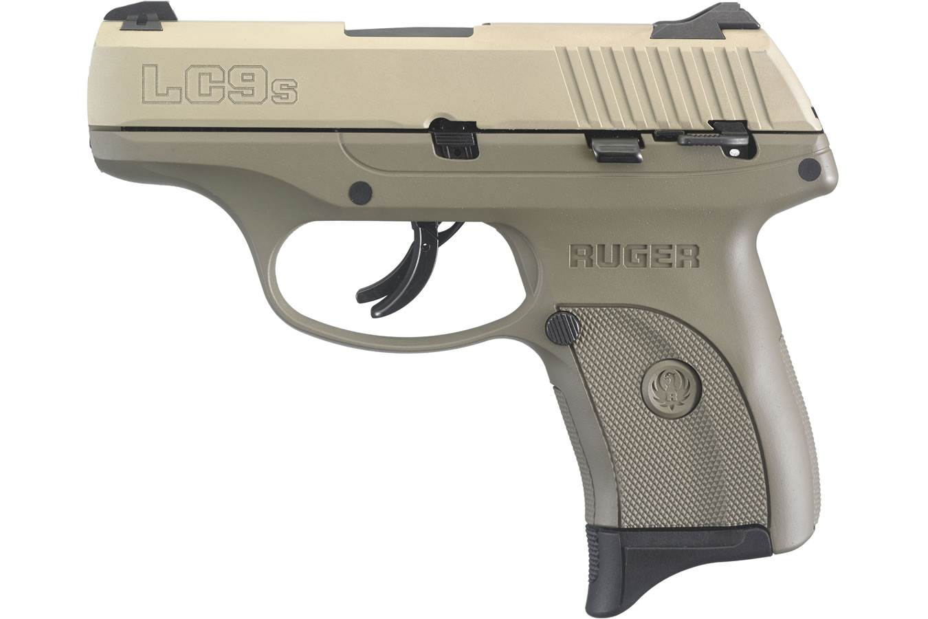 RUGER LC9s 9mm FDE Sage Cerakote Carry Conceal Pistol