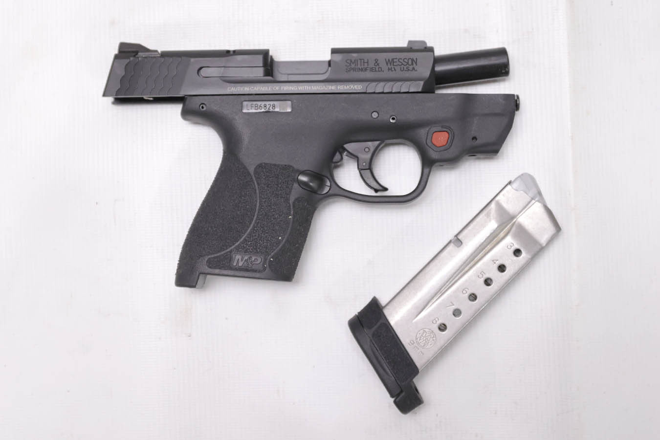 SMITH AND WESSON M&P9 Shield M2.0 9mm Police Trade-In Pistol w/ Laser