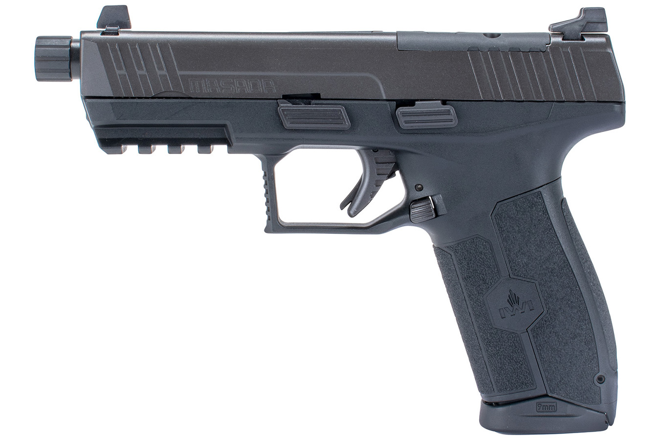 IWI MASADA Tactical 9mm Semi-Auto Pistol with Threaded Barrel