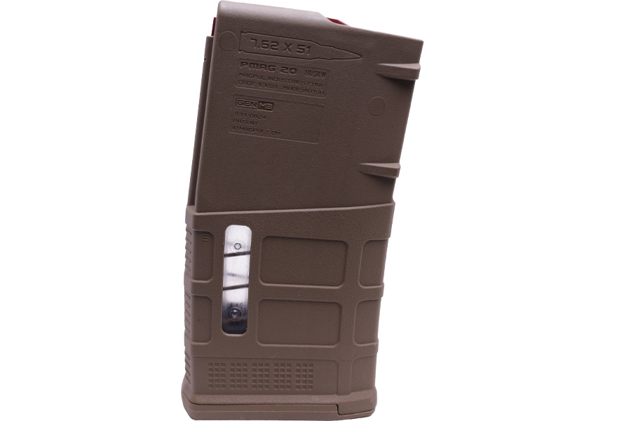 MAGPUL PMAG 308 Winchester 20 Round Magazine FDE