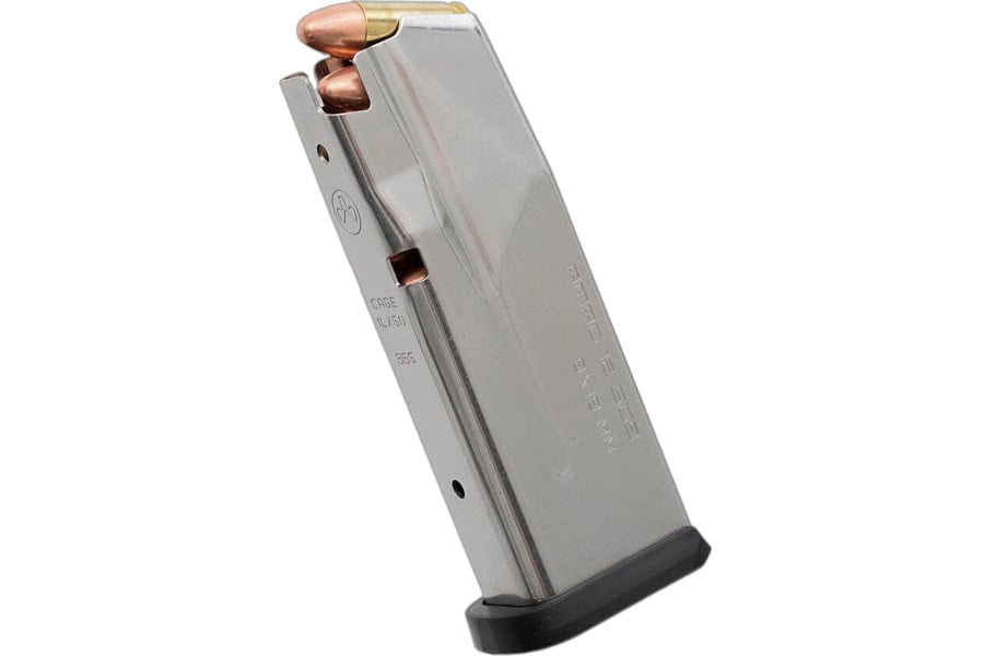 MAGPUL P365 9mm 12 Round Stainless Silver Factory Magazine