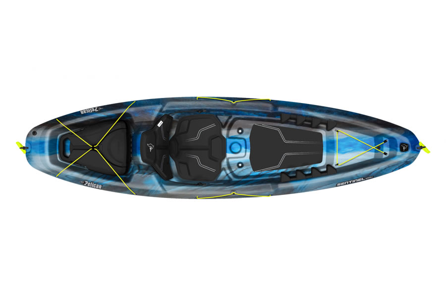 Shop Pelican Boats Sentinel 100X EXO Kayak Neptune/White For Sale ...