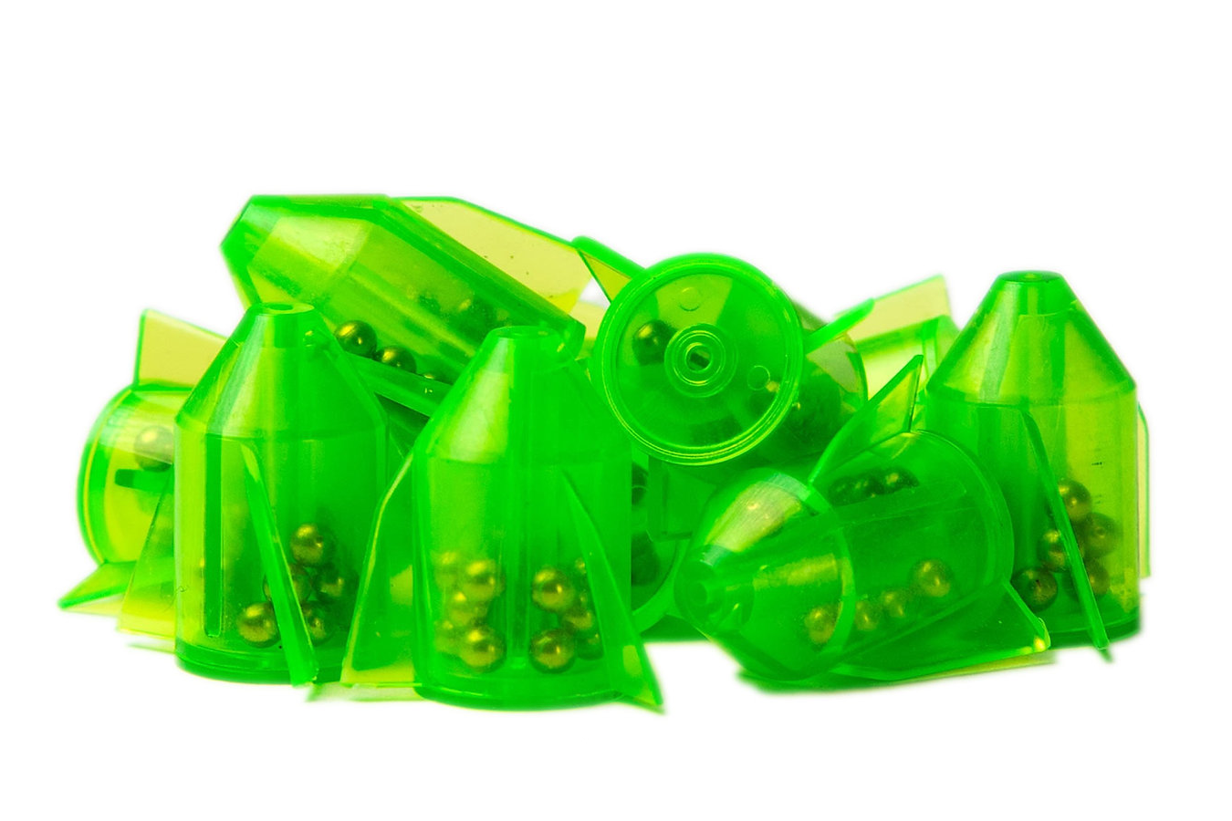 MADKATZ Green Rocket Rattles - 10 Pack