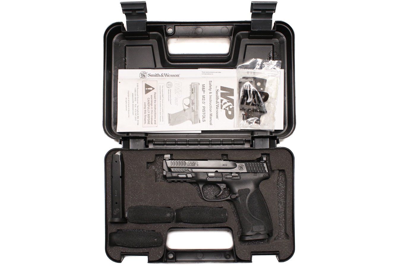 SMITH AND WESSON M&P9 M2.0 9mm Optic Ready Used Law Enforcement Sample Pistol with Suppressor Height Night Sights