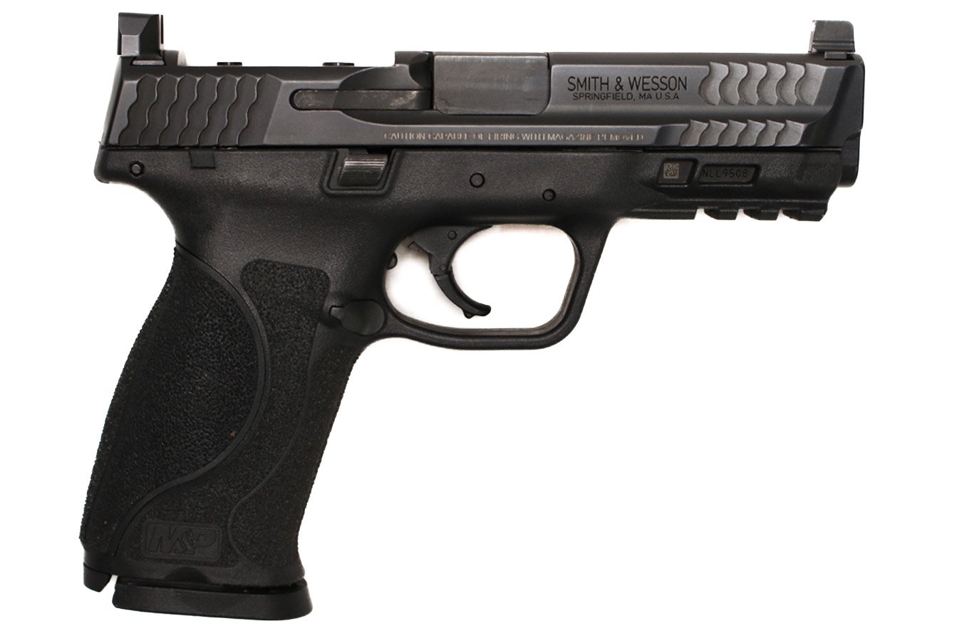 SMITH AND WESSON M&P9 M2.0 9mm Optic Ready Used Law Enforcement Sample Pistol with Suppressor Height Night Sights