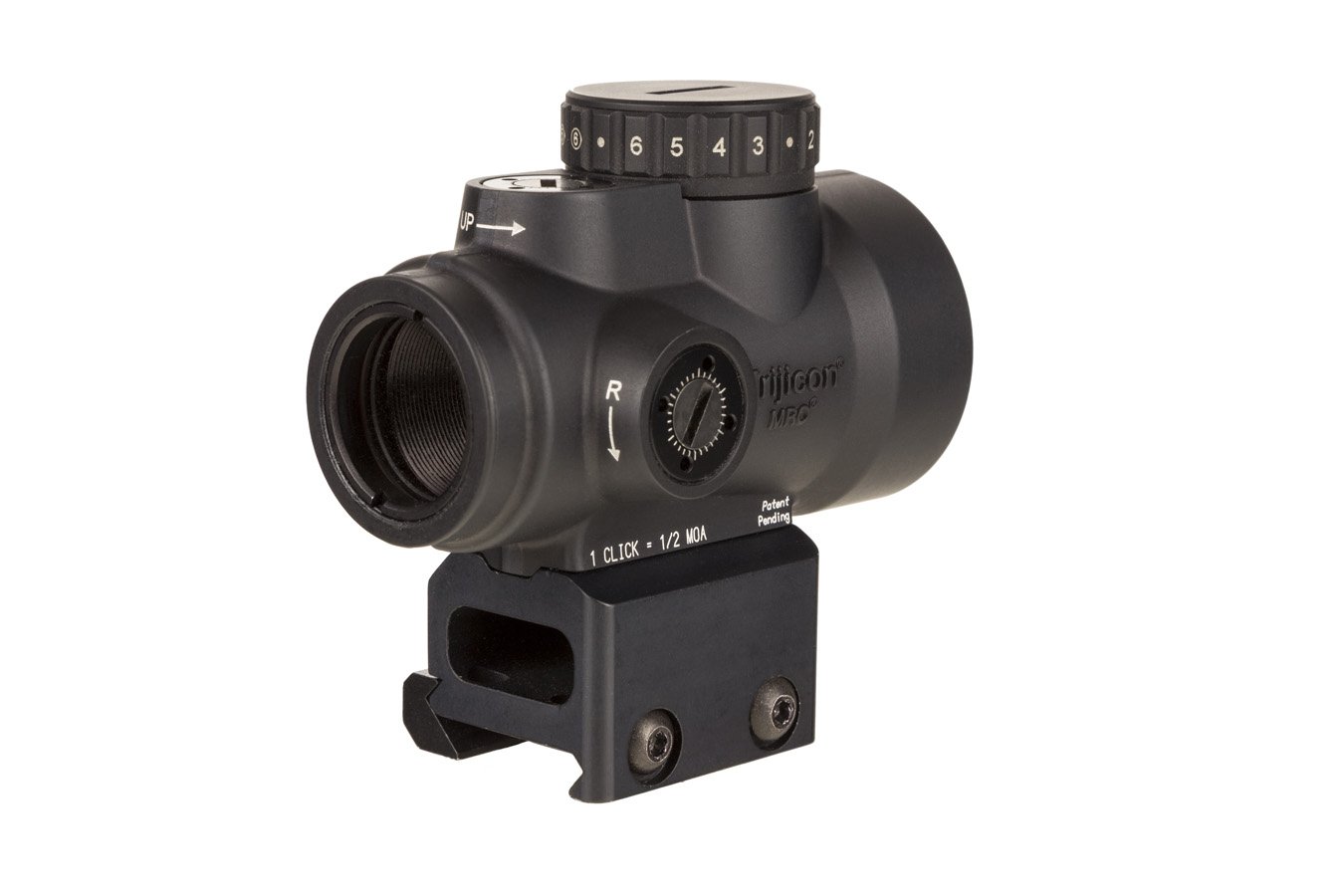 TRIJICON MRO HD 1x25 Red Dot Sight with Adjustable 68 MOA Reticle and Full Co-Witness Mount