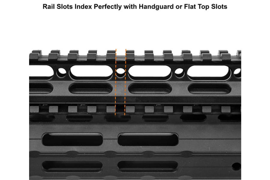 LEAPERS UTG Super Slim Picatinny Riser Mount, 0.83in Height, 13-slot