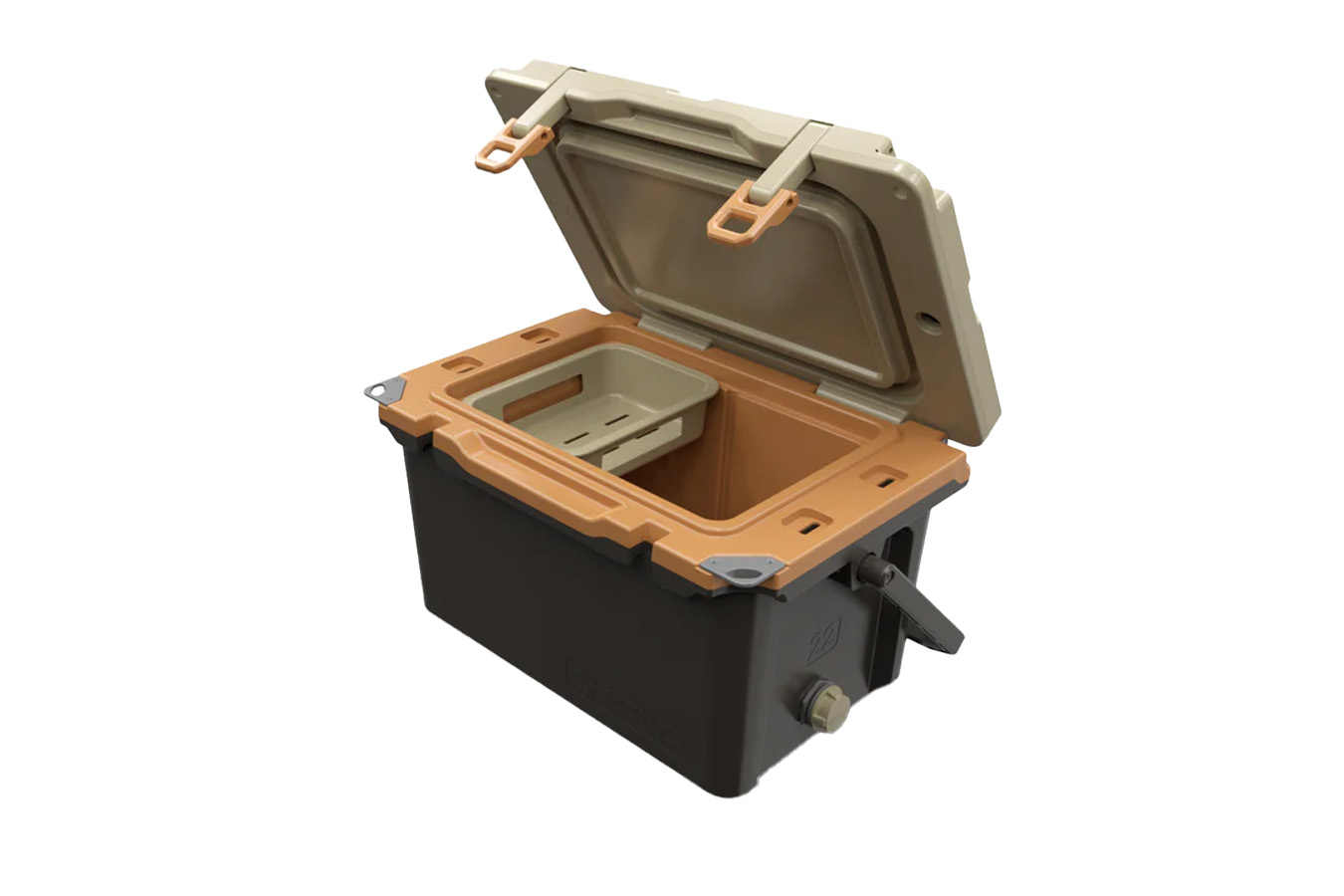 YUKON OUTFITTERS Snake River 22 Quart Hard Cooler Whiskey