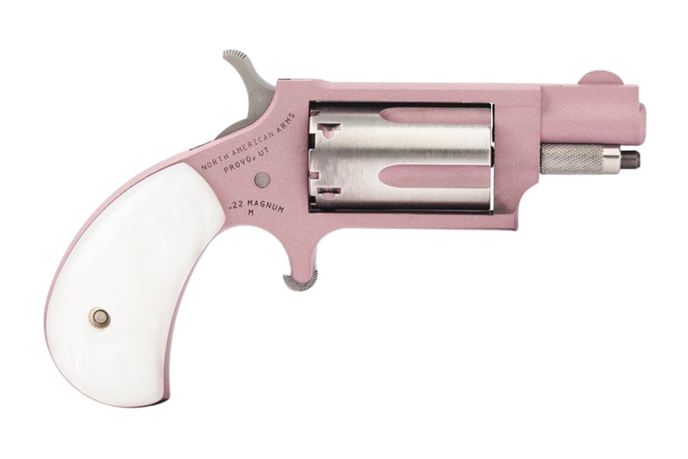 NORTH AMERICAN ARMS 22WMR Mini Revolver with Rose Gold Cerakote Finish