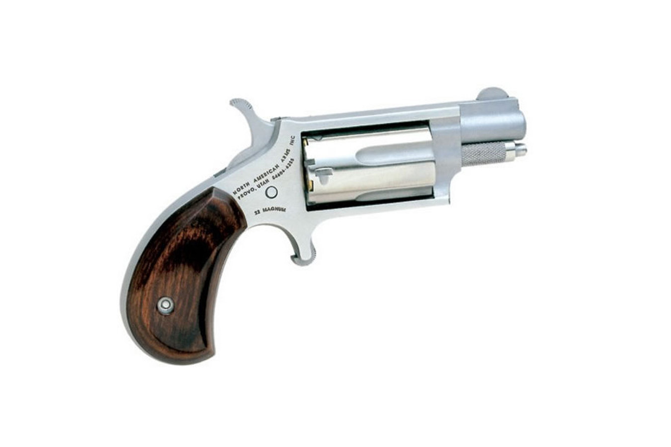 NORTH AMERICAN ARMS 22 Magnum Mini-Revolver (1 1/8-inch Barrel) with 22LR Conversion Cylinder