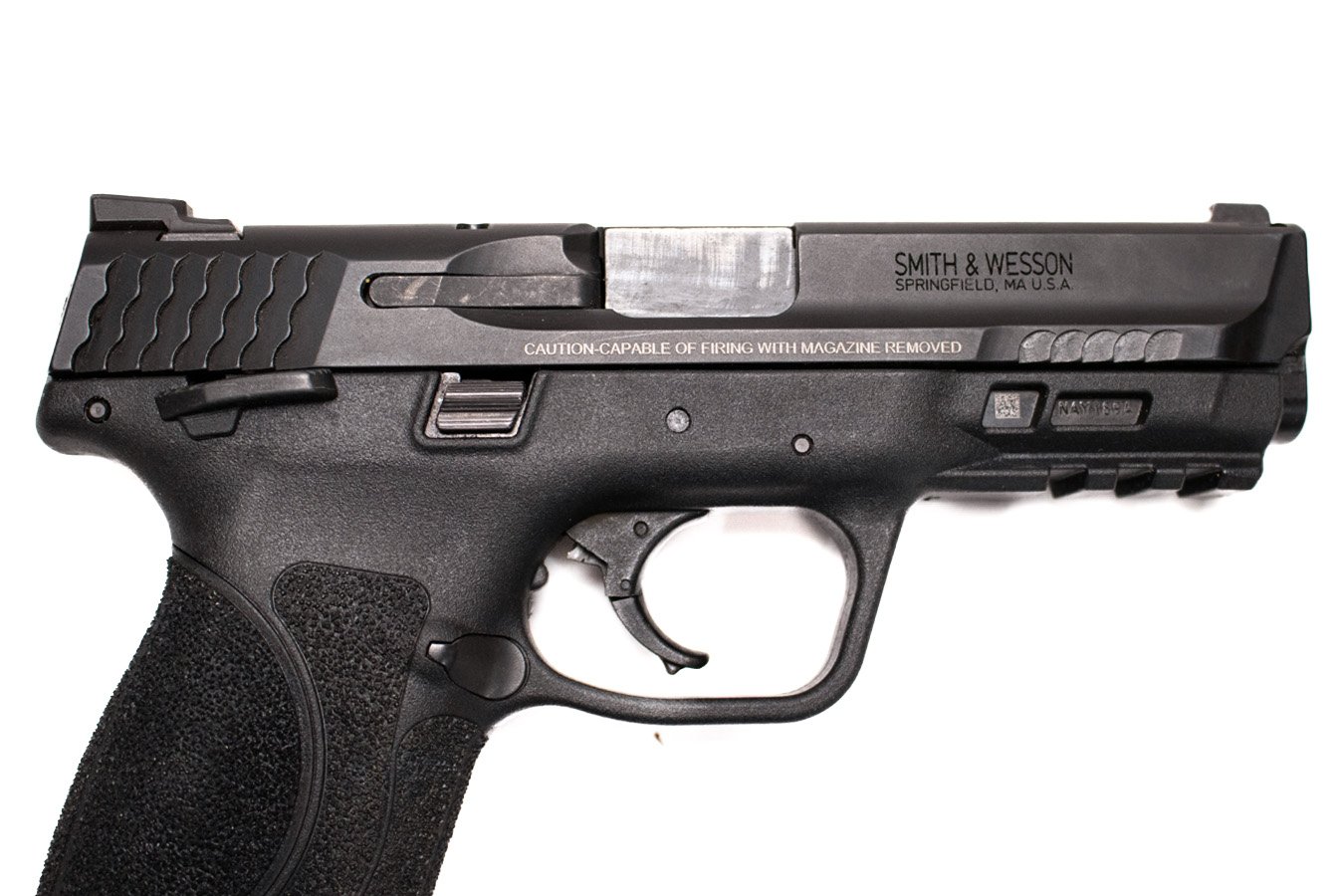 SMITH AND WESSON M&P9 2.0 9mm Police Trade-In PIstol with Manual Thumb Safety