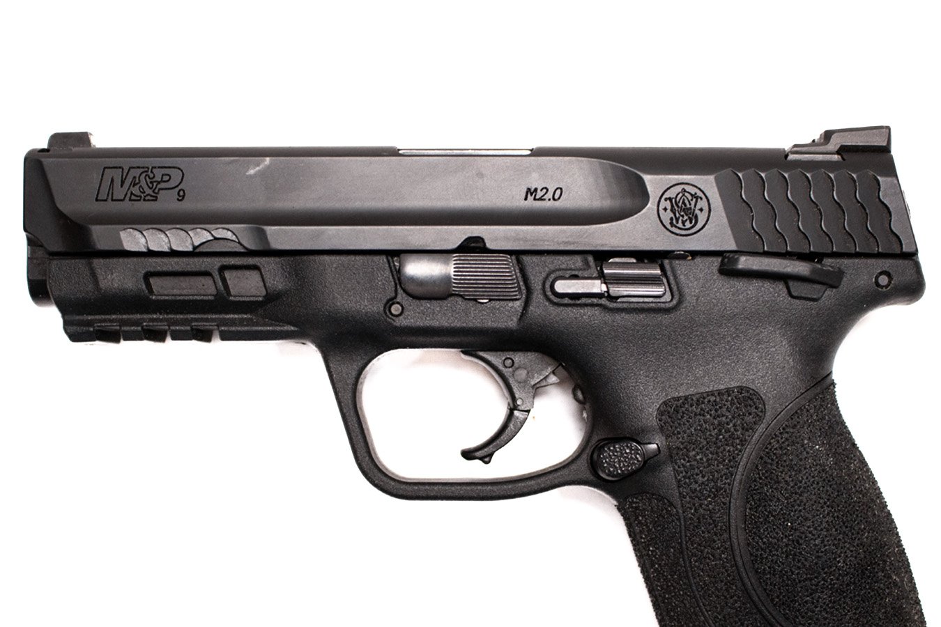 SMITH AND WESSON M&P9 2.0 9mm Police Trade-In PIstol with Manual Thumb Safety