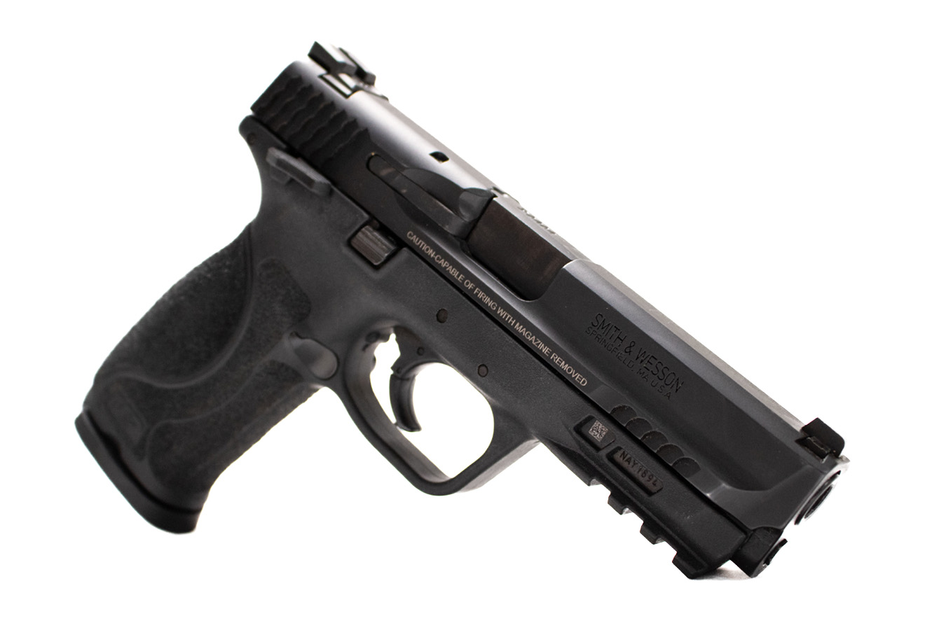 SMITH AND WESSON M&P9 2.0 9mm Police Trade-In PIstol with Manual Thumb Safety