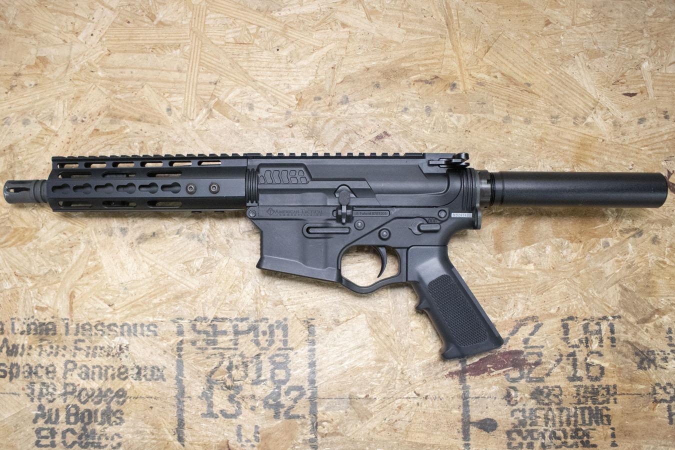 AMERICAN TACTICAL Omni Hybrid 5.56mm Police Trade-in AR-15 Pistol (Magazine Not Included)