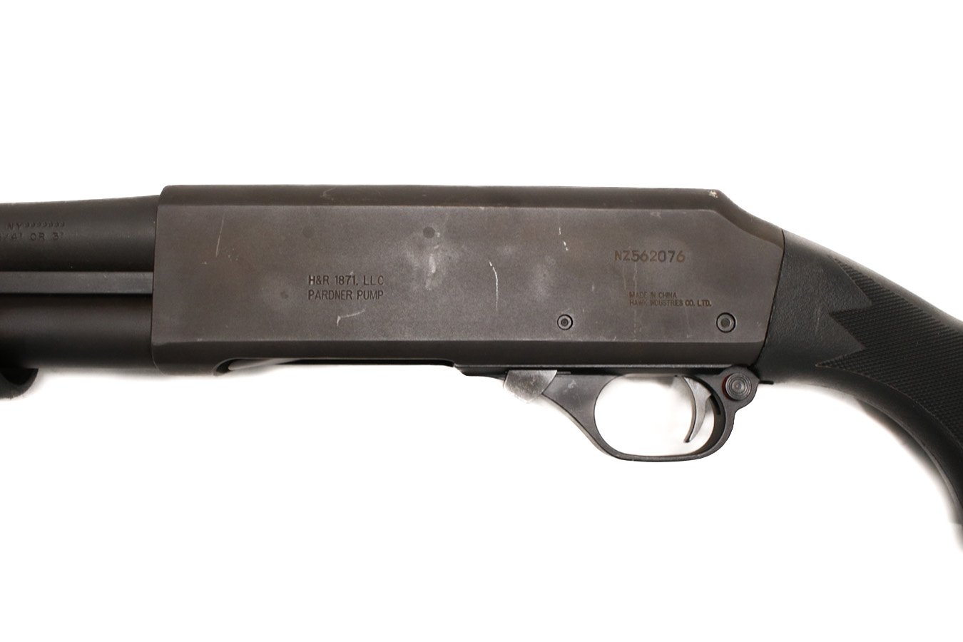 H AND R Pardner Pump 12 GA Police Trade-In Shotgun