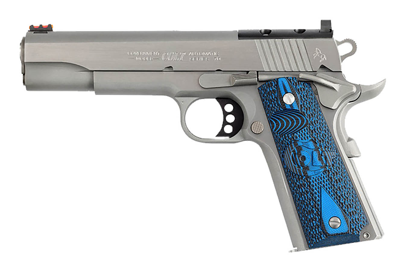 COLT 1911 Government Competition 45 ACP Optic Ready Pistol with Stainless Finish