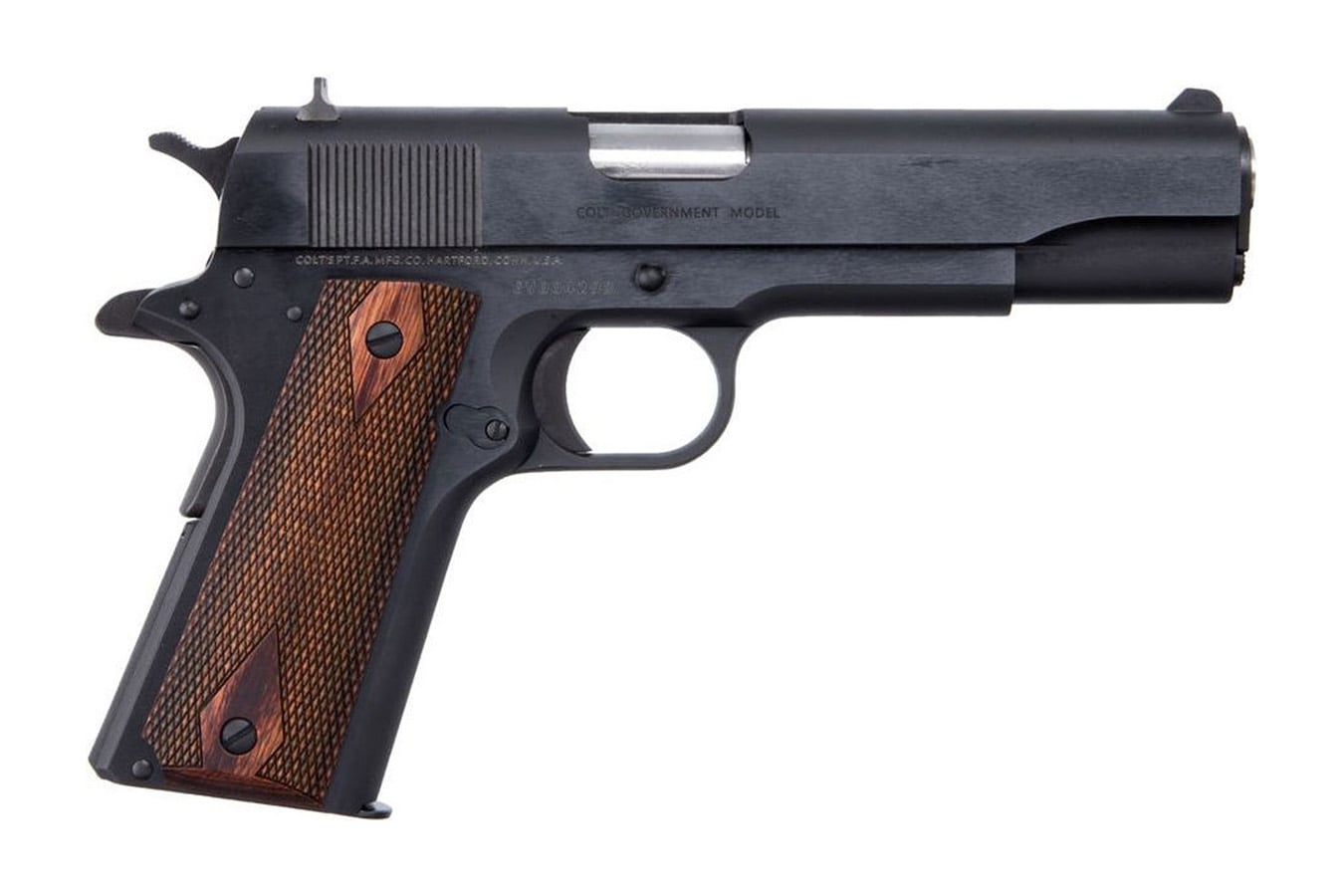 COLT 1911 Government Classic 38 Super Semi-Auto Pistol with Royal Blue Finish