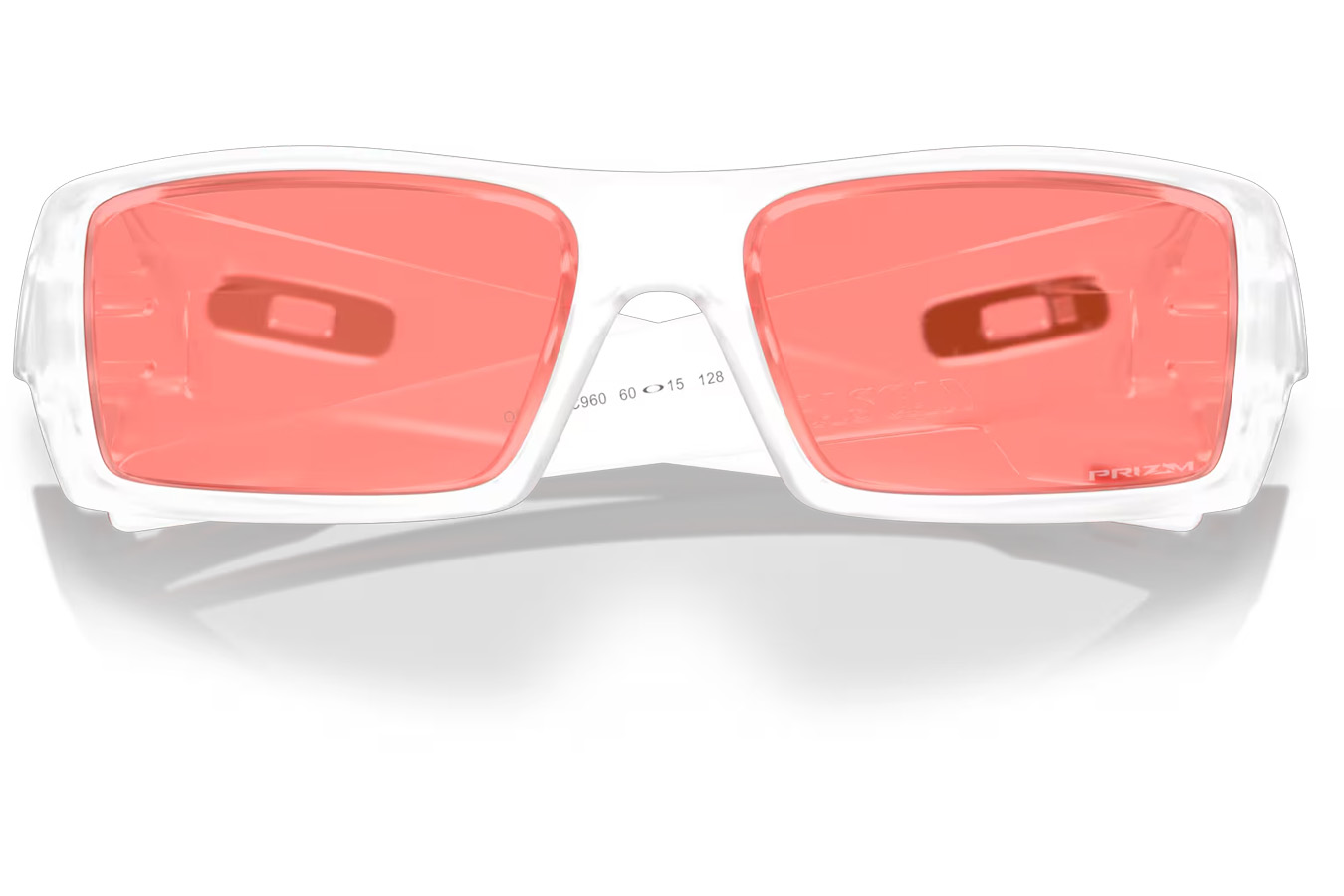 OAKLEY Gascan Sunglasses with Matte Clear Frames and Prizm Peach Lenses