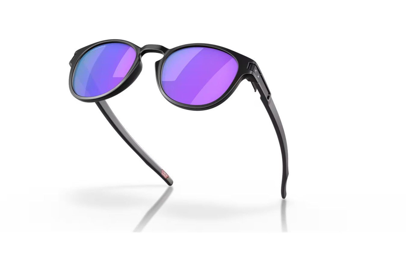 OAKLEY Latch Sunglasses with Matte Black Frame and Prizm Violet Lenses