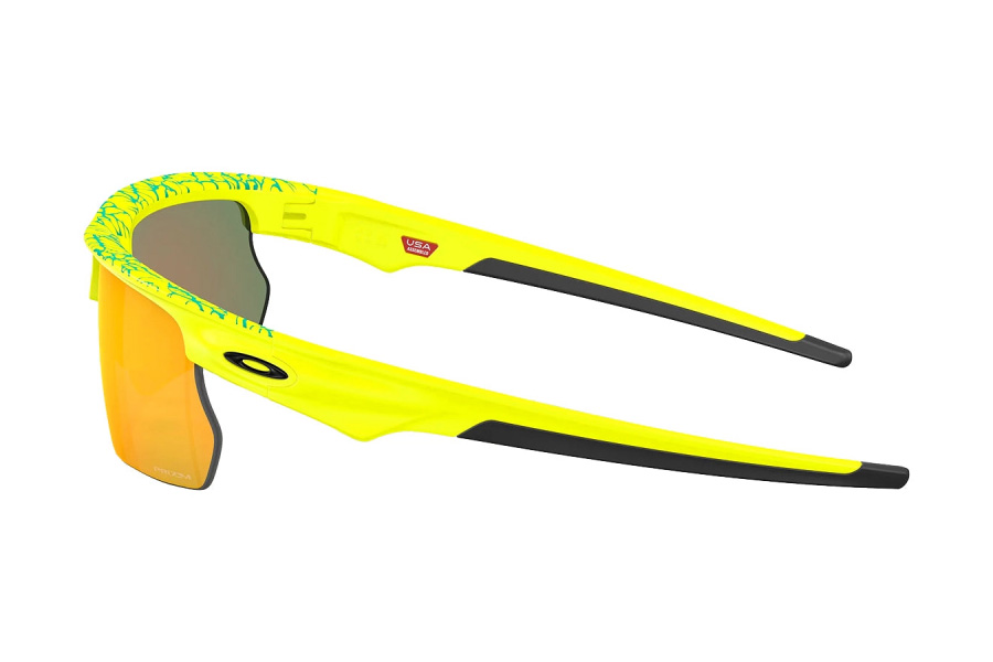 OAKLEY BiSphaera Matte Tennis Ball Yellow with Prizm Ruby Lenses