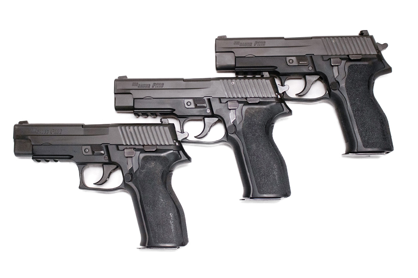 SIG SAUER P226 9mm DA/SA Police Trade-in Pistols with SRT Trigger (Very Good Condition)