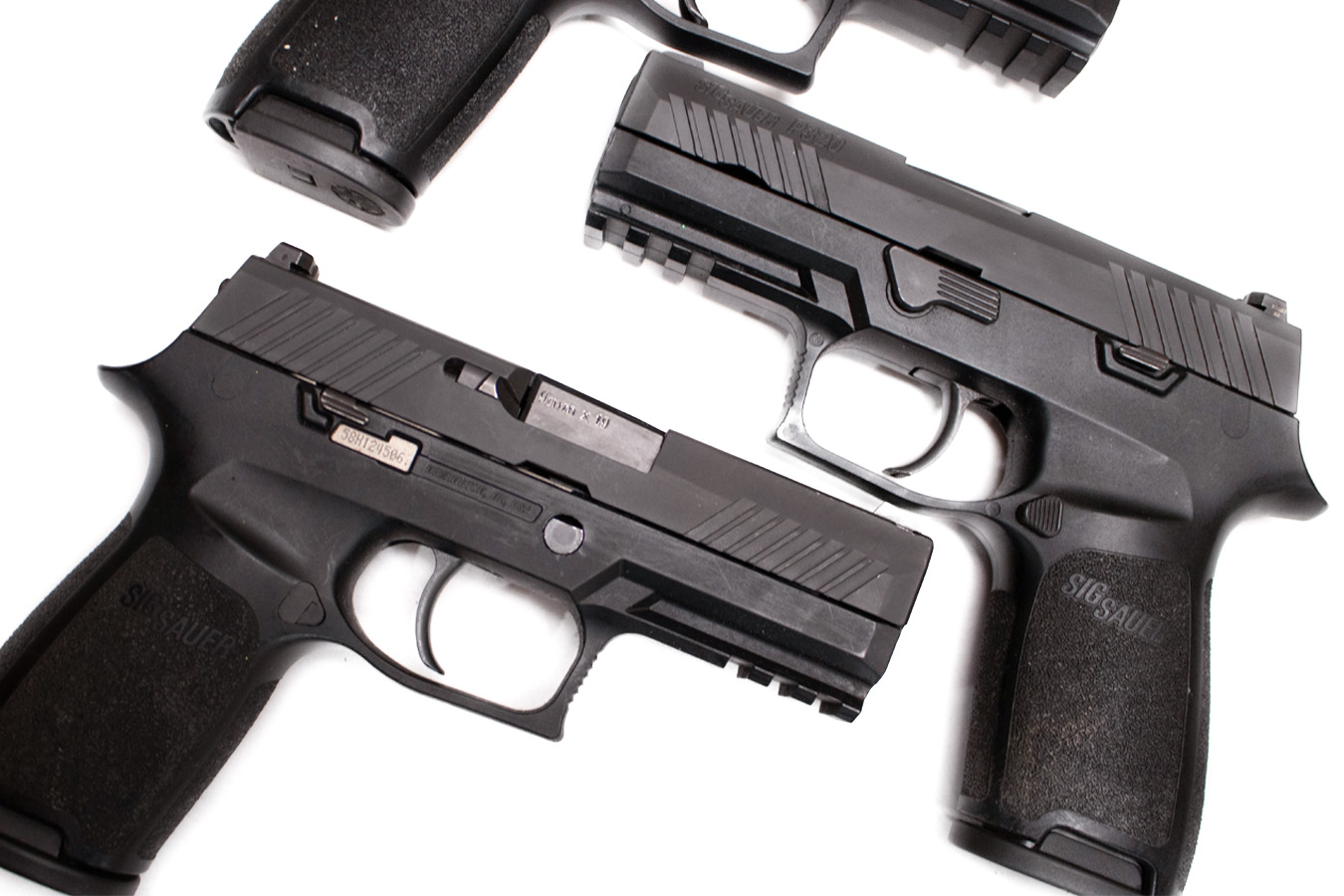 SIG SAUER P320 9mm Police Trade-In Pistols with Night Sights