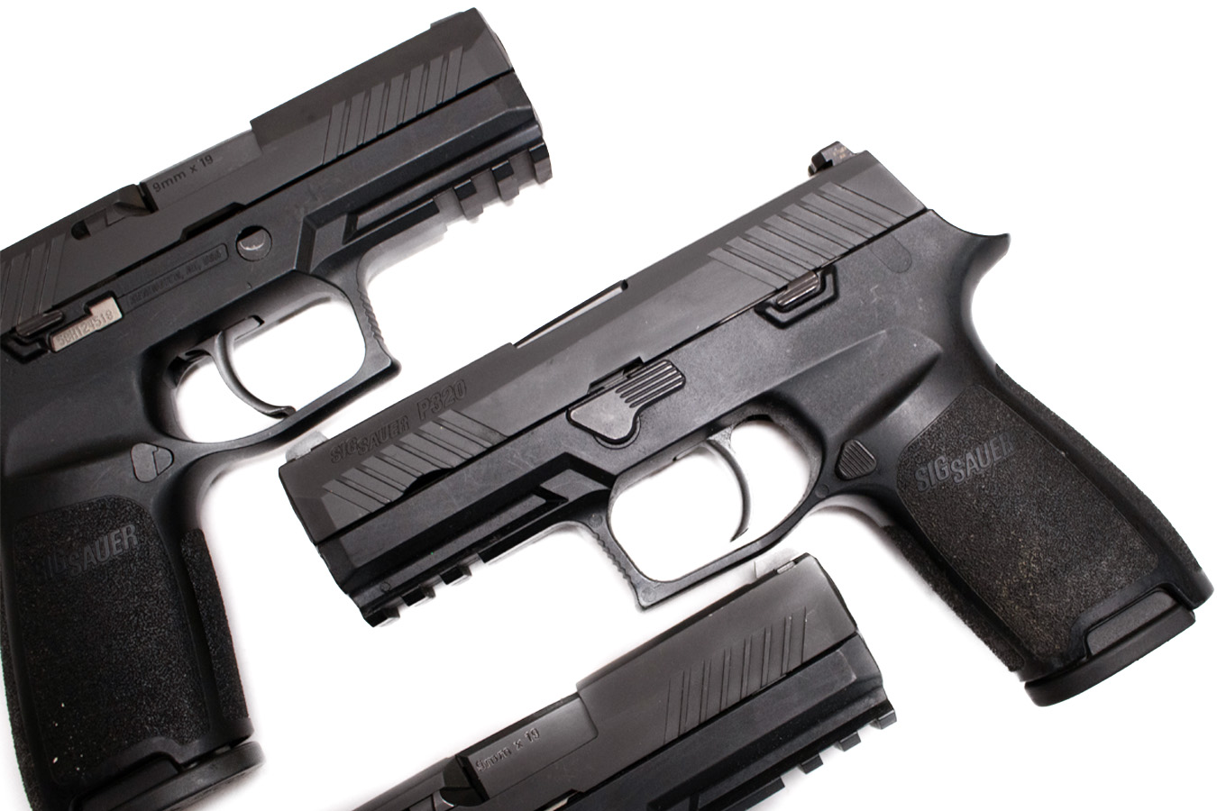 SIG SAUER P320 9mm Police Trade-In Pistols with Night Sights