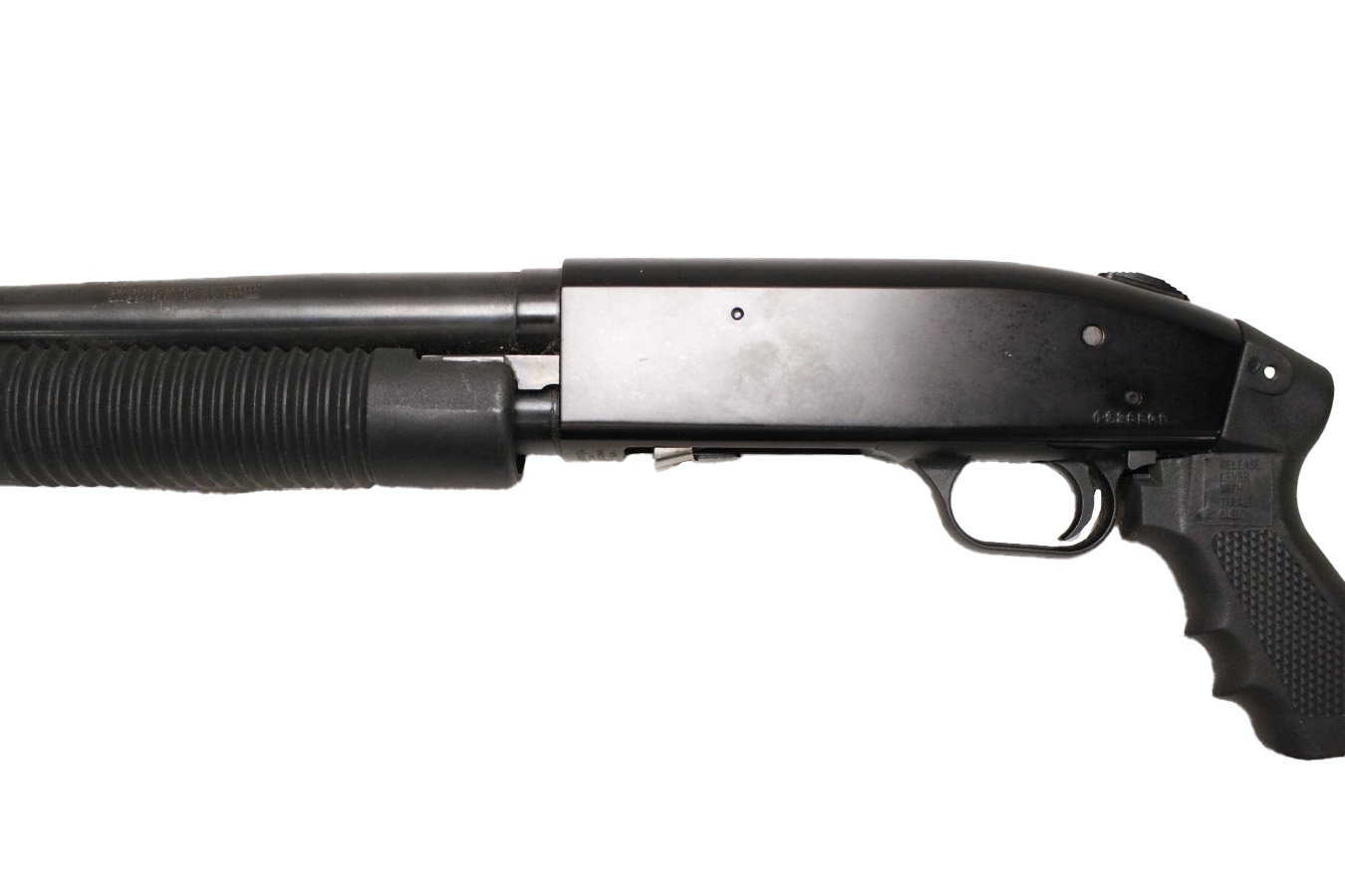 MOSSBERG 500A 12 Gauge Pump-Action Police Trade-in Pistol Grip Shotgun