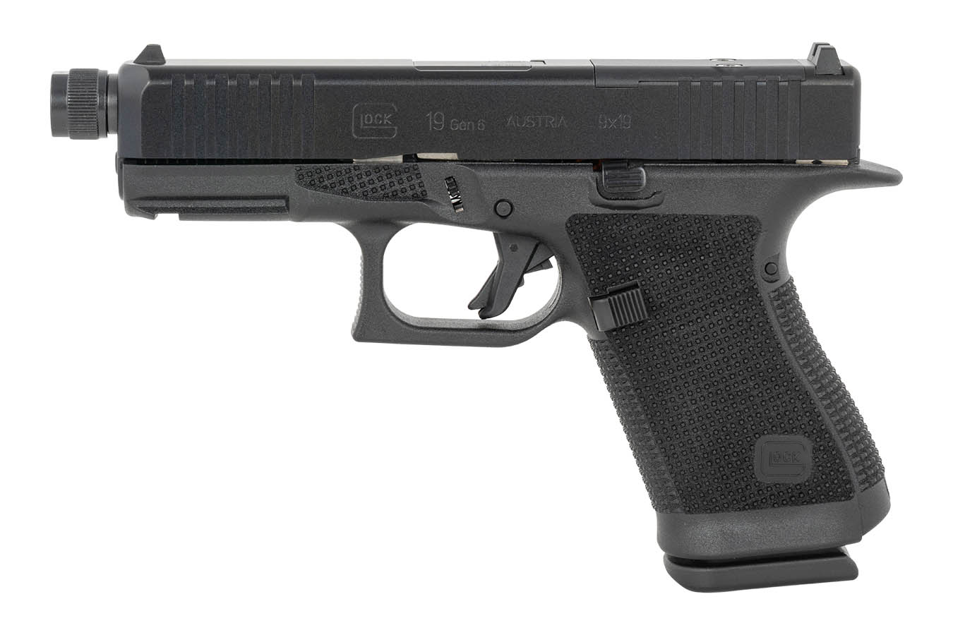 GLOCK 19 Gen6 9mm Optic Ready Pistol with Threaded Barrel