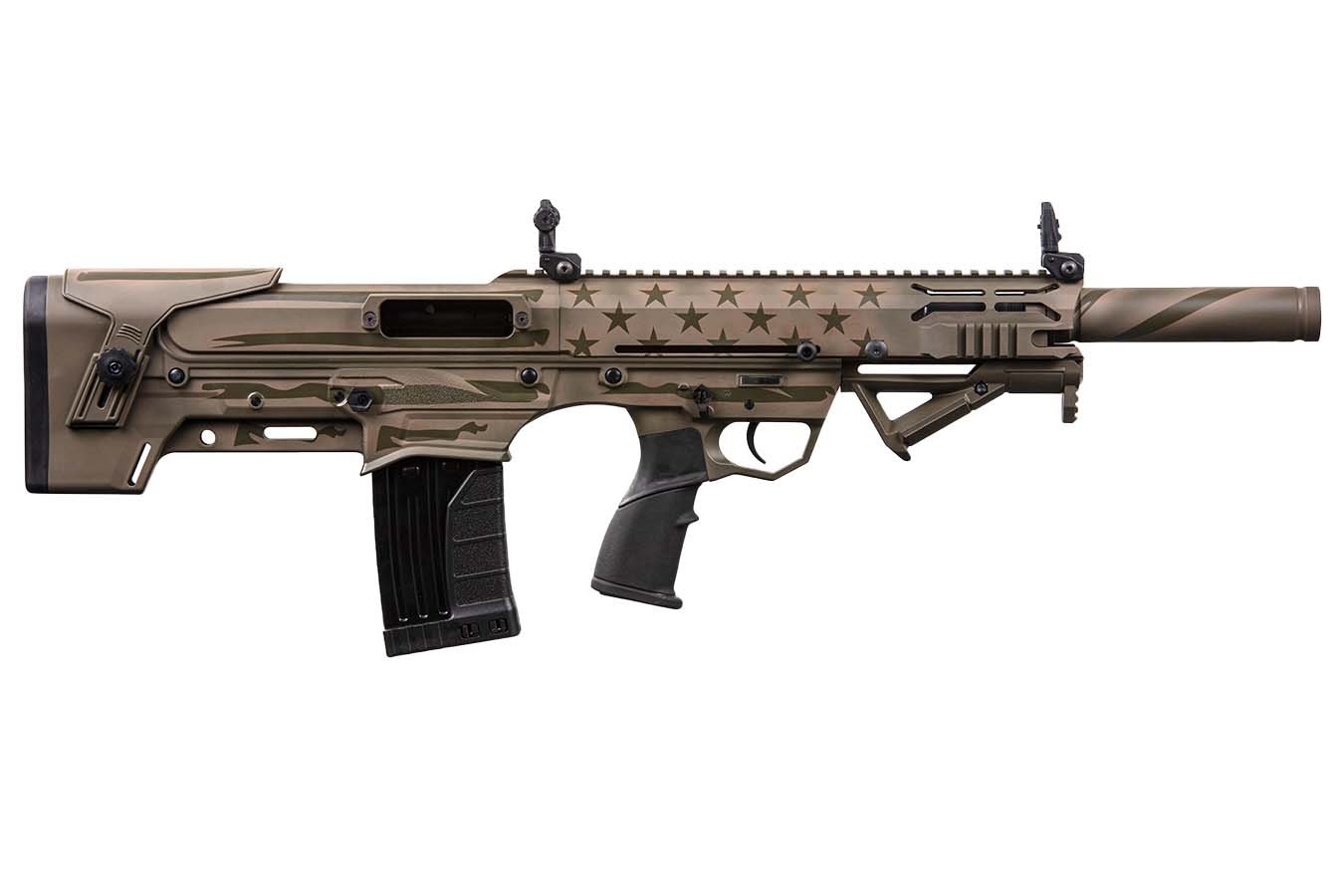 PANZER ARMS EGX500 12-Gauge Semi-Auto Bullpup Shotgun with FDE American Flag Finish