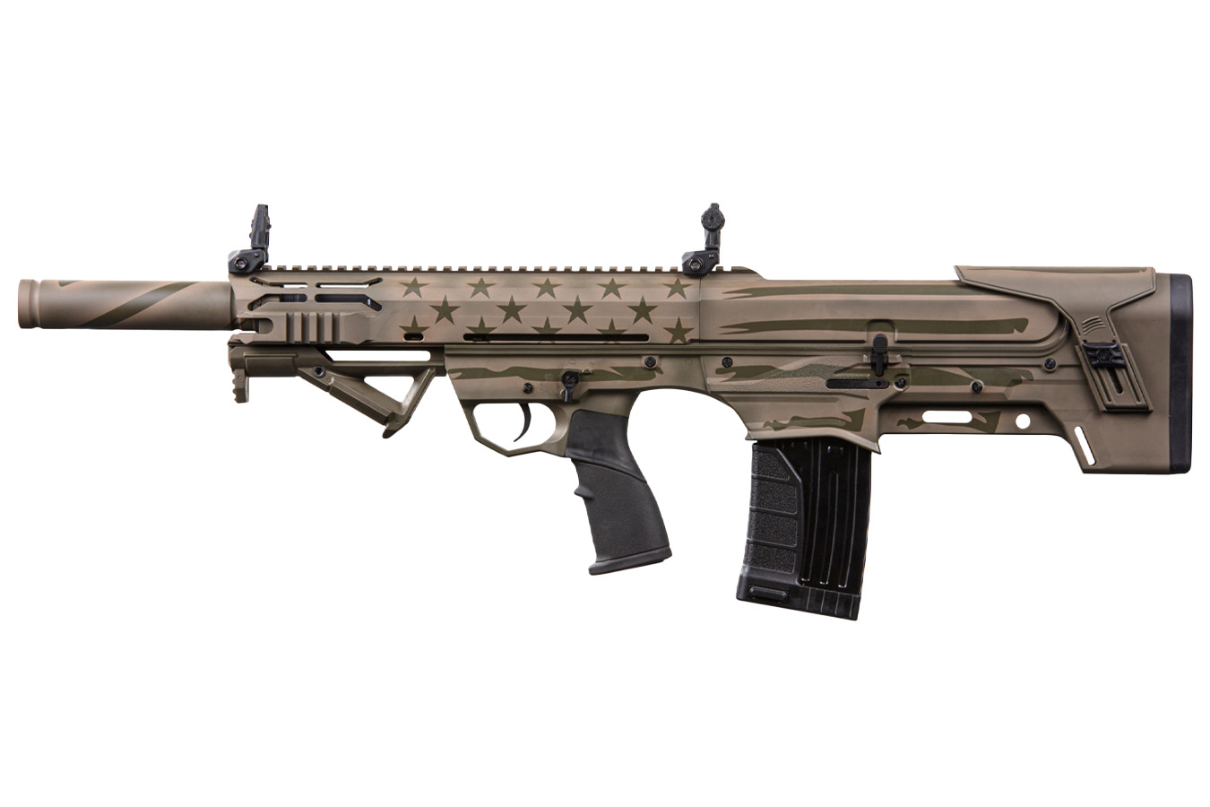 PANZER ARMS EGX500 12-Gauge Semi-Auto Bullpup Shotgun with FDE American Flag Finish