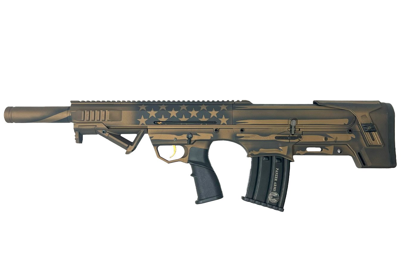 PANZER ARMS EGX500 12-Gauge Semi-Auto Bullpup Shotgun with FDE American Flag Finish