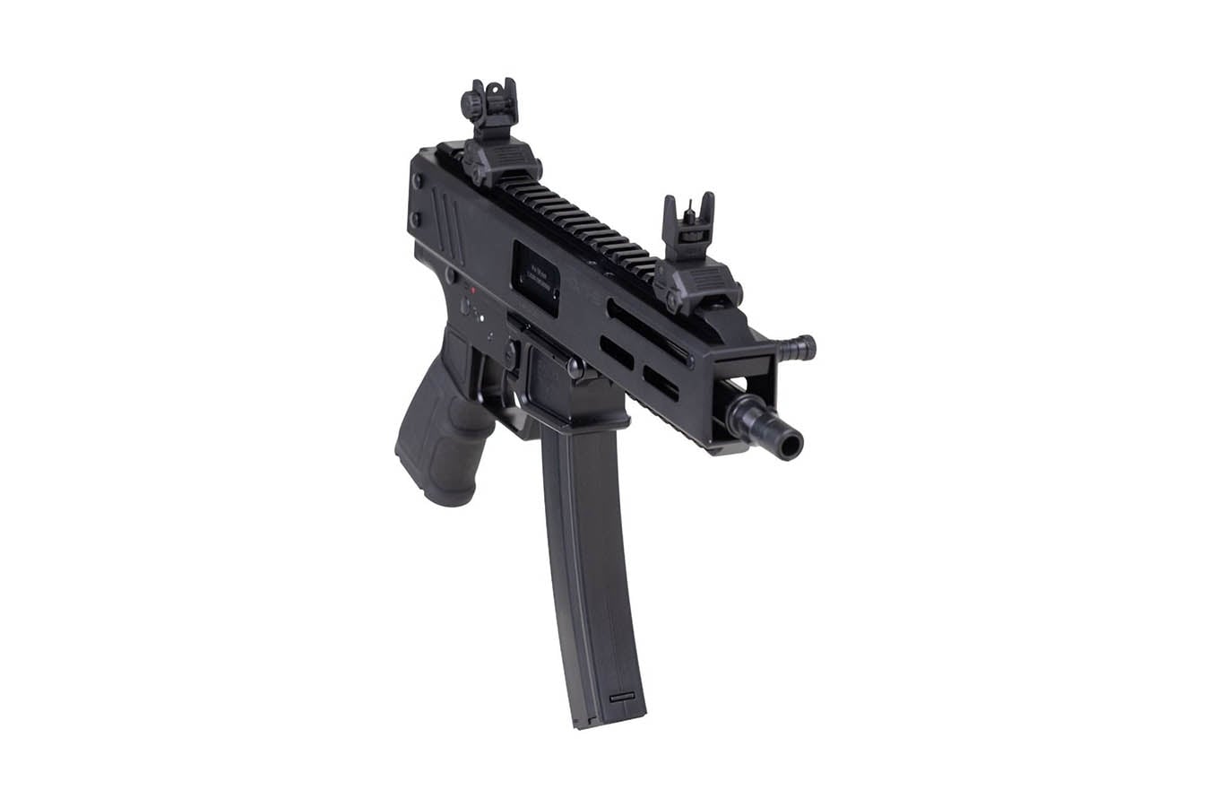 PANZER ARMS Han9 9mm Semi-Auto Pistol with Flip Up Sights and 6.5 Inch Barrel (MP5 Mag Compatible)
