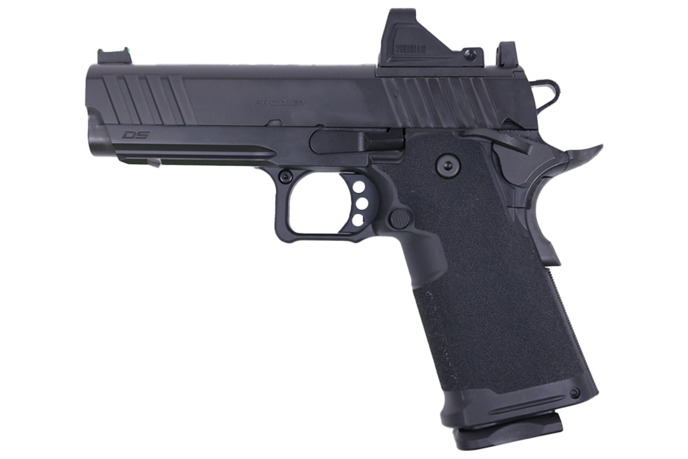 SPRINGFIELD 1911 DS Prodigy 4.25 AOS 9mm Gear-Pac with Viridian RFX-11 Green Dot, Four Mags and Range Bag