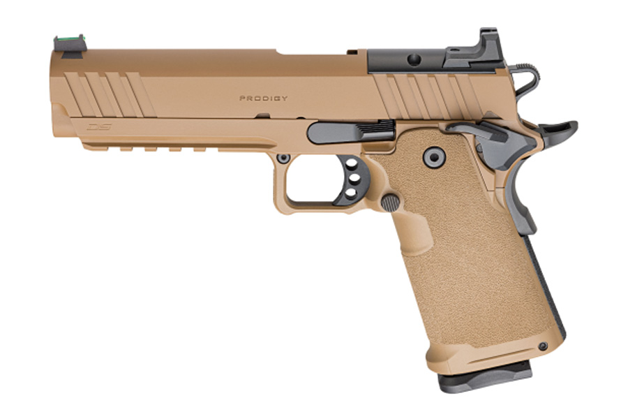 SPRINGFIELD 1911 DS Prodigy 9mm Optic Ready Pistol with Coyote Brown Finish