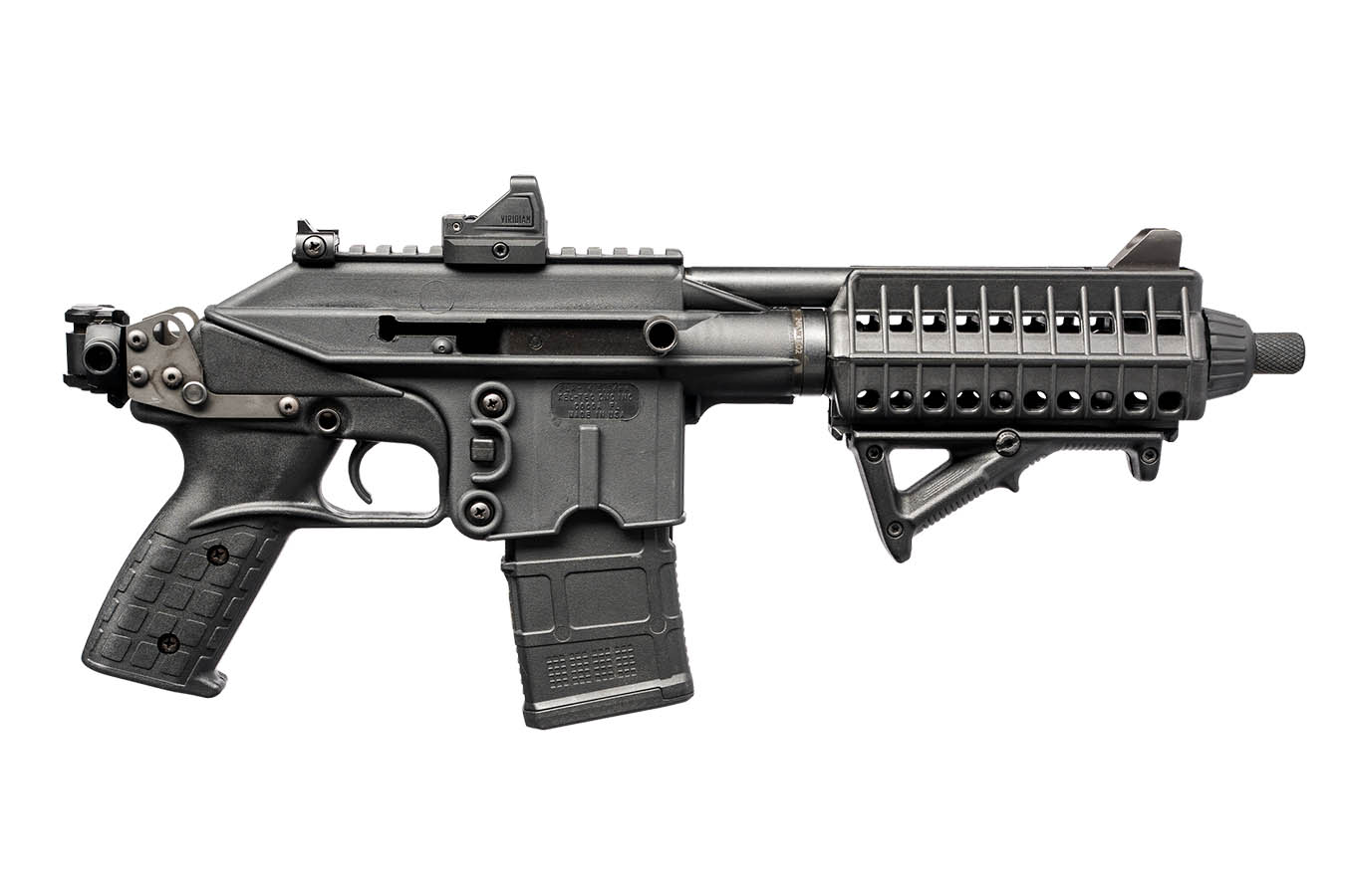 KEL-TEC PLR-16 Defender 223/556 Semi-Auto Pistol w/ RFX-11 Green-Dot Sight and Brace