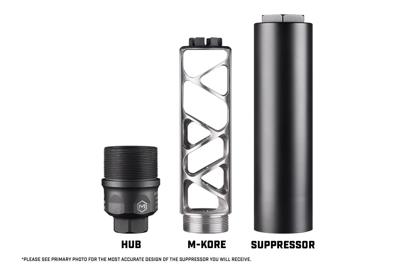 MAXIM DEFENSE PRS-30 30 Caliber 7.9 In Suppressor with 5/8x24 Hub Thread Adapter