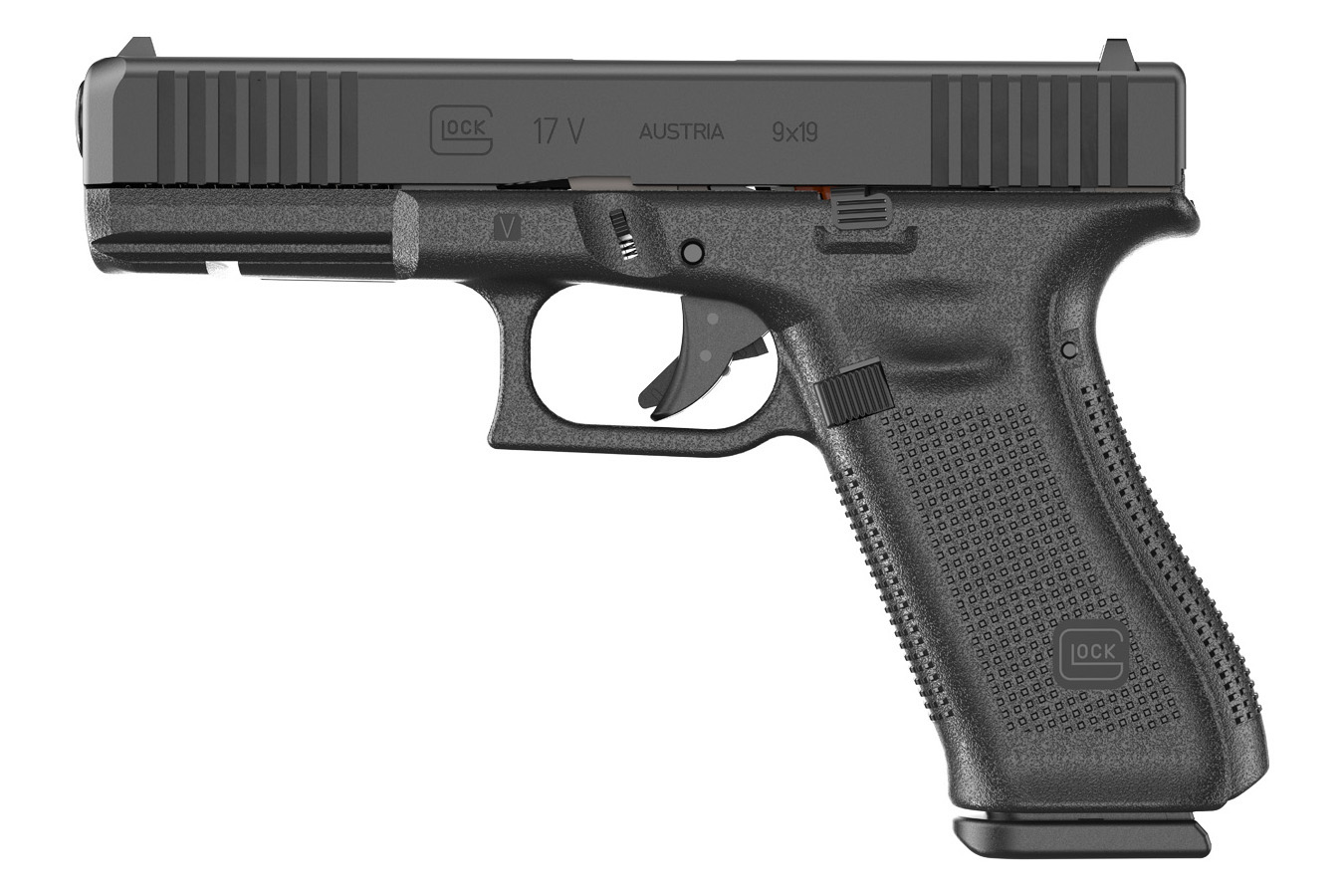 GLOCK 17V 9mm Full-Size Pistol with Front Serrations