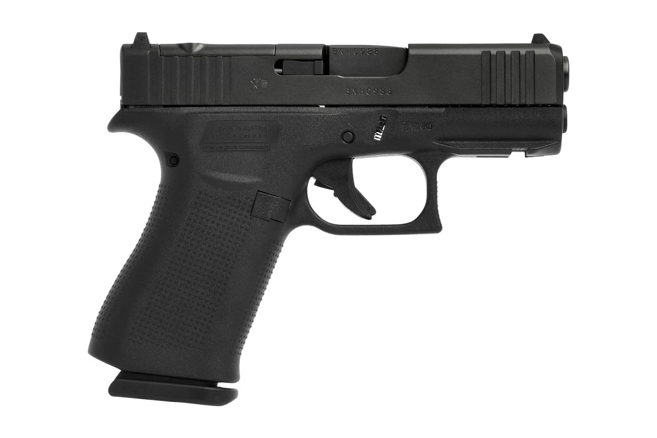 GLOCK 43x MOS 9mm 15 Round Pistol with Front Rail