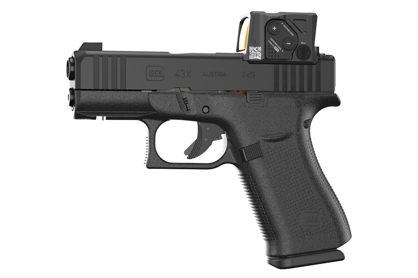 GLOCK 43X MOS 9mm Pistol with Aimpoint COA 3.5 MOA Red Dot Sight