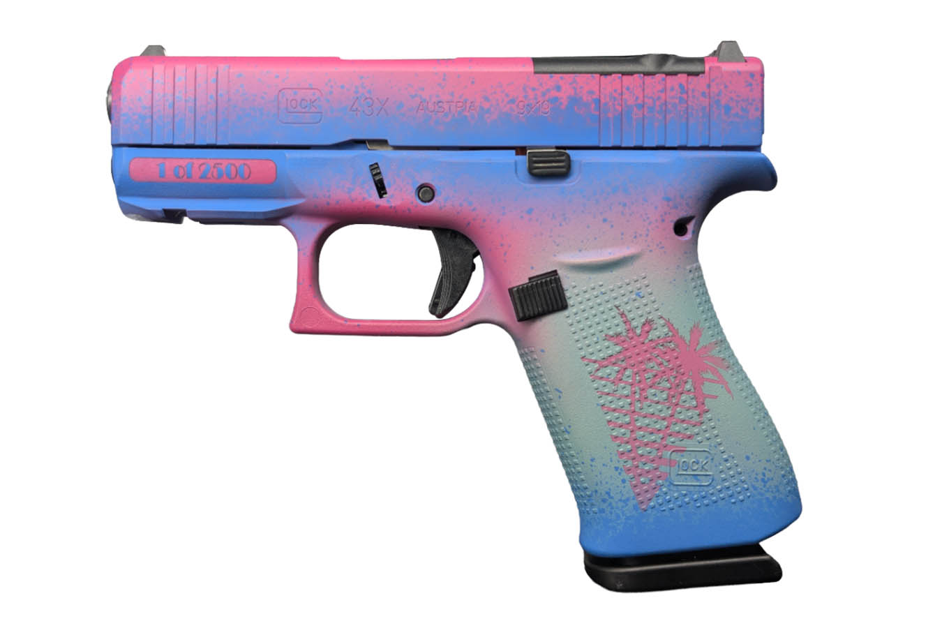 GLOCK 43x MOS 9mm Limited Edition Miami Finish Pistol