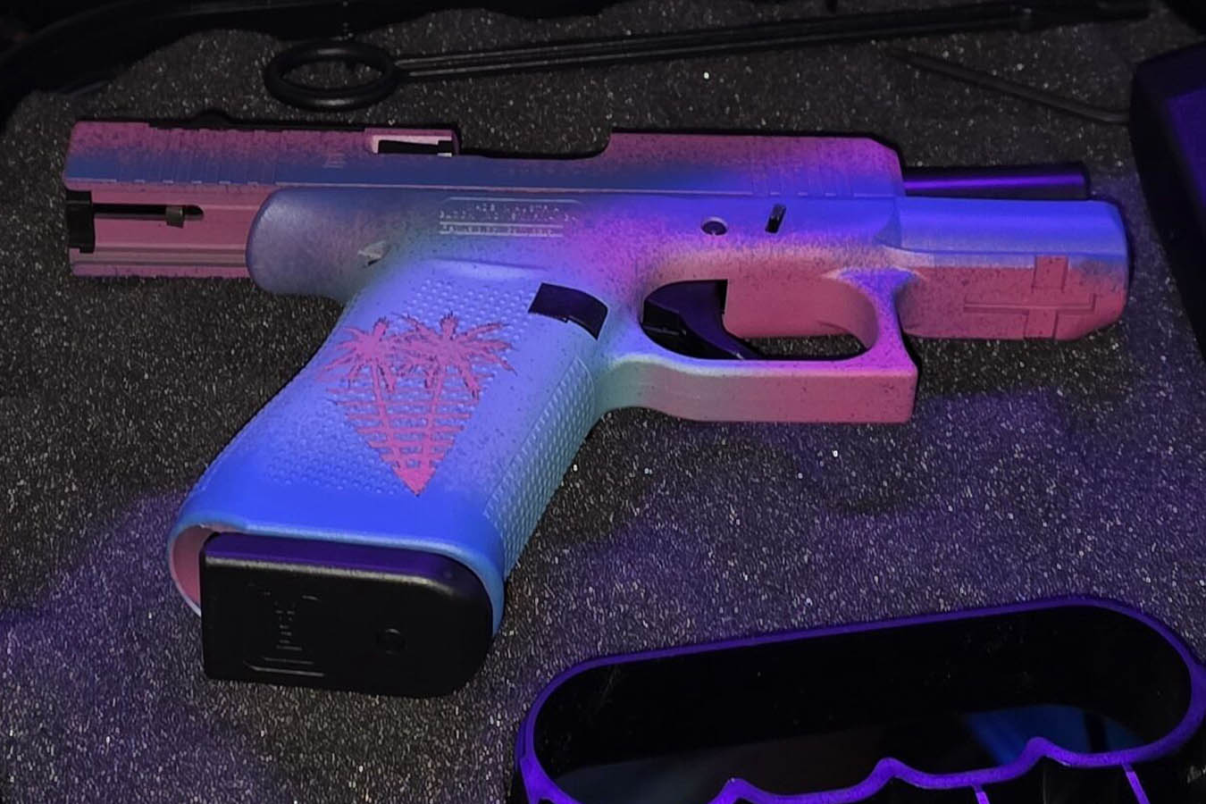 GLOCK 43x MOS 9mm Limited Edition Miami Finish Pistol